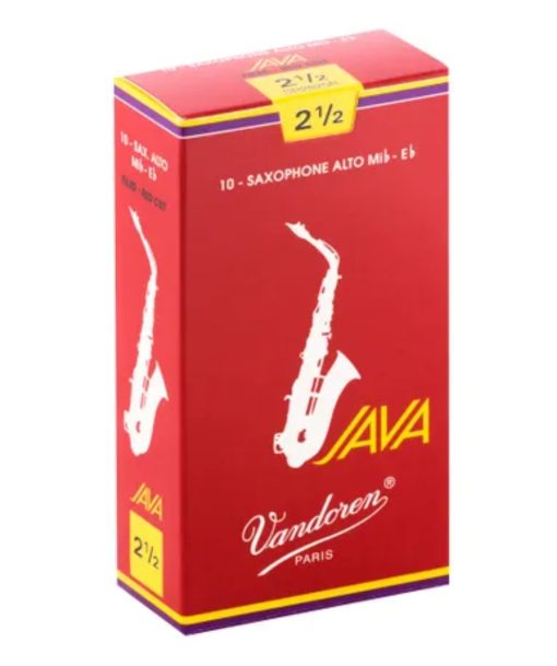 Vandoren Caña Saxo Alto Mod. Java Roja, caja x 10 u. SR2625R