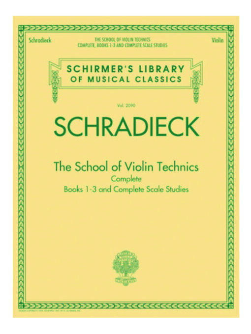 HL Schradieck The School of Violin Technics (1-3 Completed)
