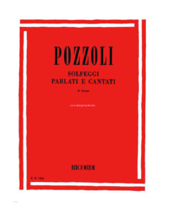Ricordi Textos Solfeo Pozzoli E. Solfeo hablados y cantadas Nivel 3