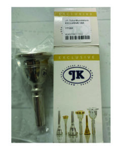 JK KLIER Exclusive Boquilla Tuba 1AA, plateada