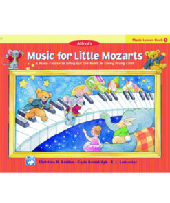 Alfred Método piano Music for Little Mozarts Nivel 1, Lessons