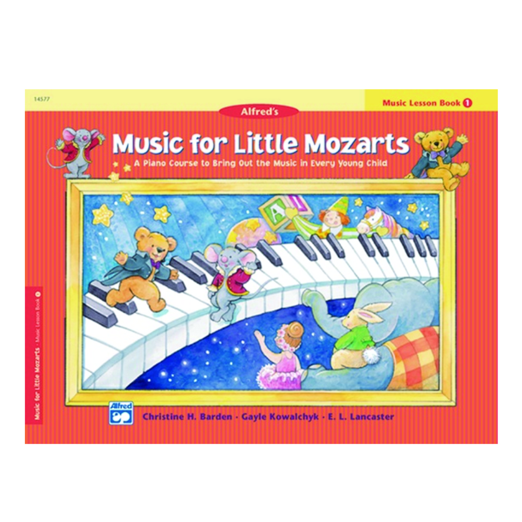 Alfred Método piano Music for Little Mozarts Nivel 1, Lessons