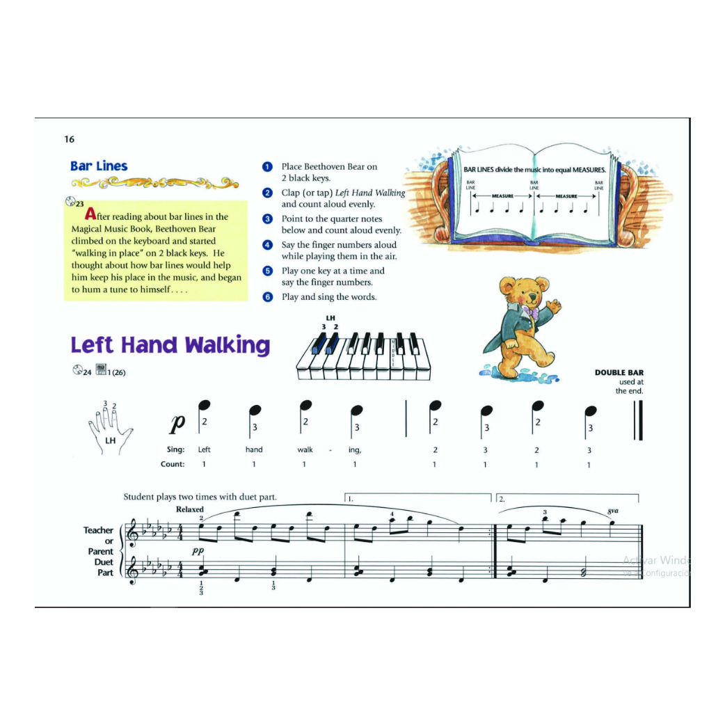 Alfred Método piano Music for Little Mozarts Nivel 1, Lessons - Imagen 2