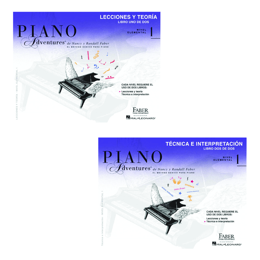 HL Método piano Faber Piano Adventures, español, Combo 1: Lecciones y Técnica