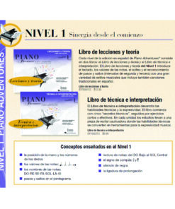 Alternative view of HL Método piano Faber Piano Adventures, español, Combo 1: Lecciones y Técnica