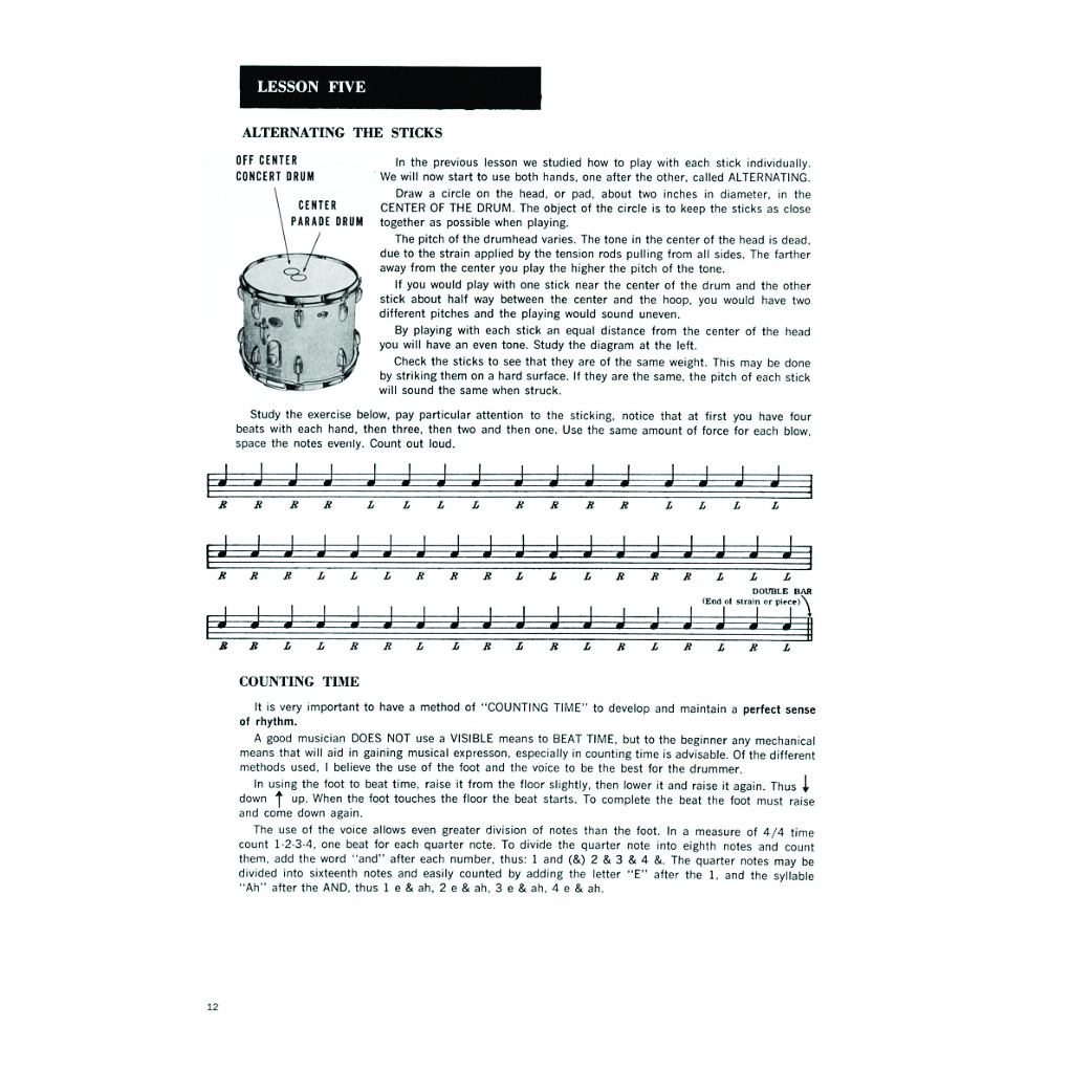 HL Percusion Métdos Haskell Harr, Drum Method, for band and orchestra, libro solo - Imagen 2