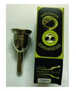 Alternative view of Perantucci Sousapower Boquilla Tuba SP5, plateada (Heavy shell)