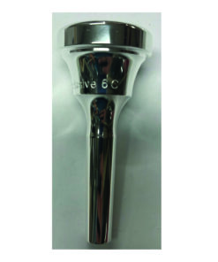 JK Exclusive Boquilla Trombon 6C, plateada, tudel delgado