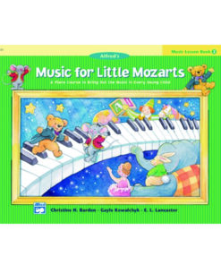 Alfred Método piano Music for Little Mozarts Nivel 2, Lessons
