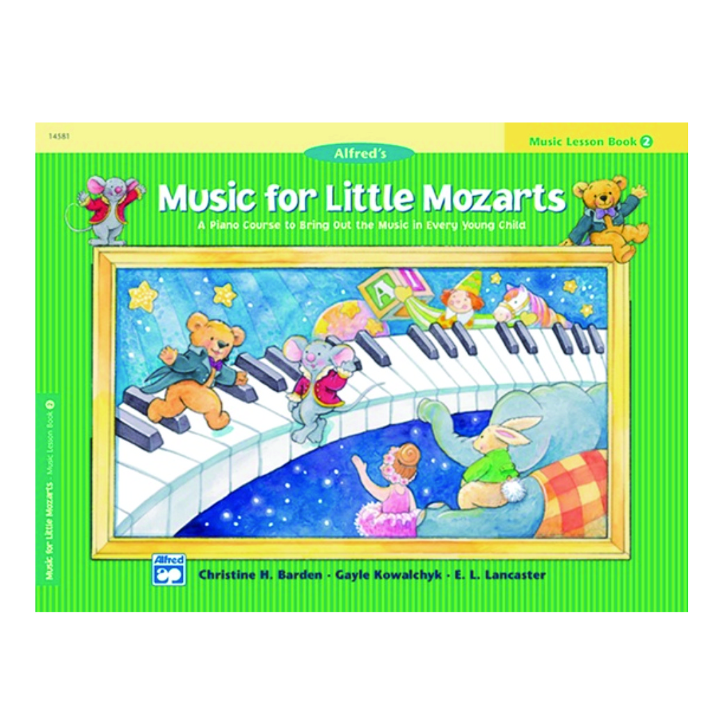 Alfred Método piano Music for Little Mozarts Nivel 2, Lessons