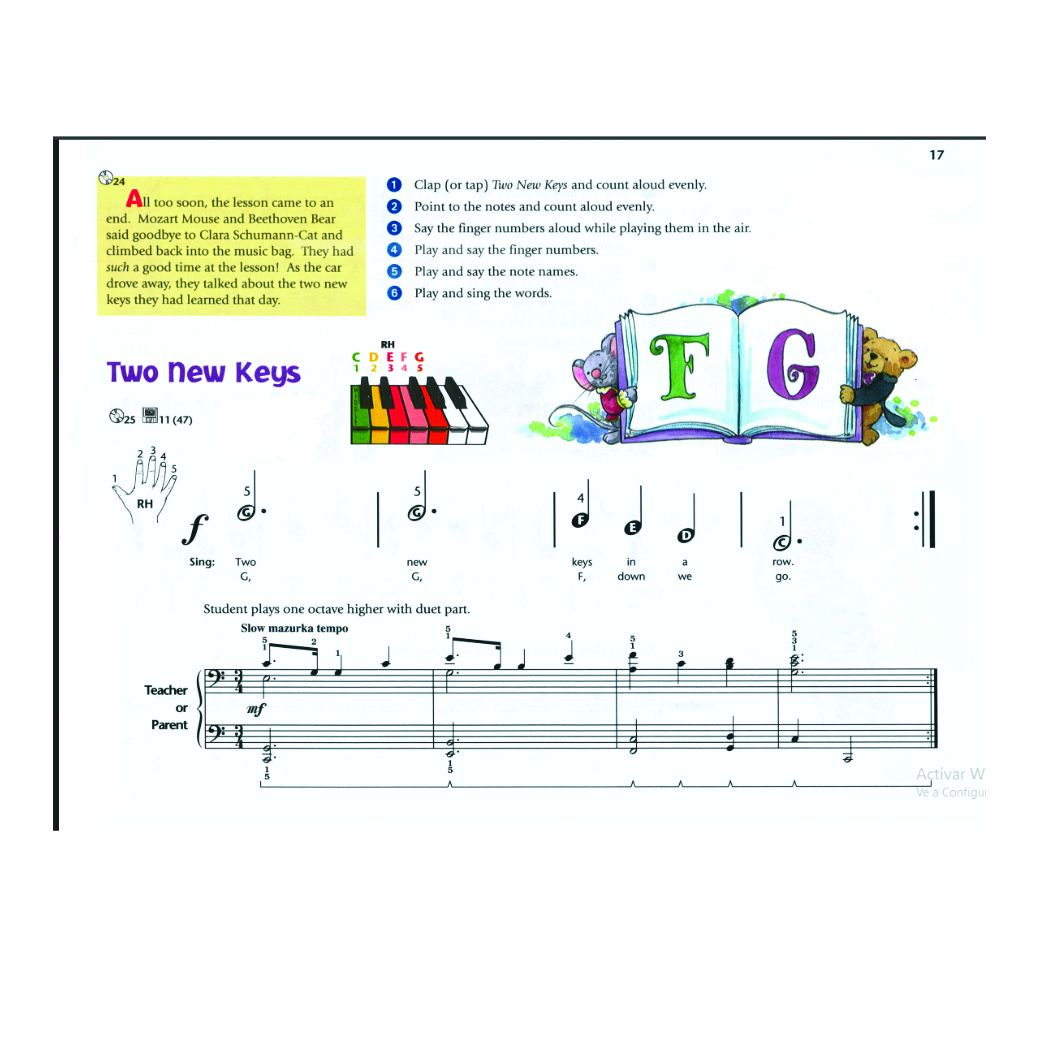 Alfred Método piano Music for Little Mozarts Nivel 2, Lessons - Imagen 2